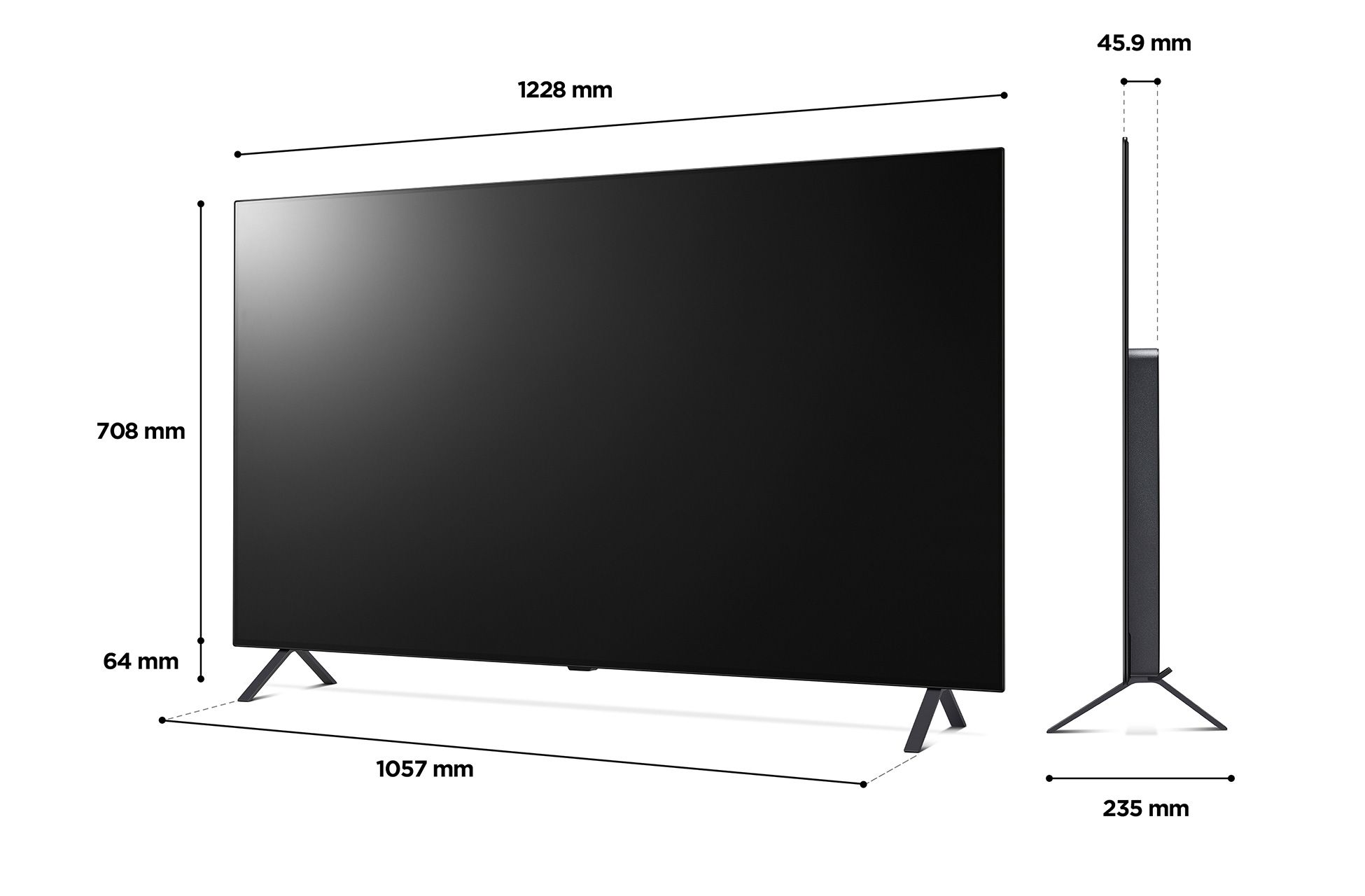 Телевизор LG OLED55A26LA, 55