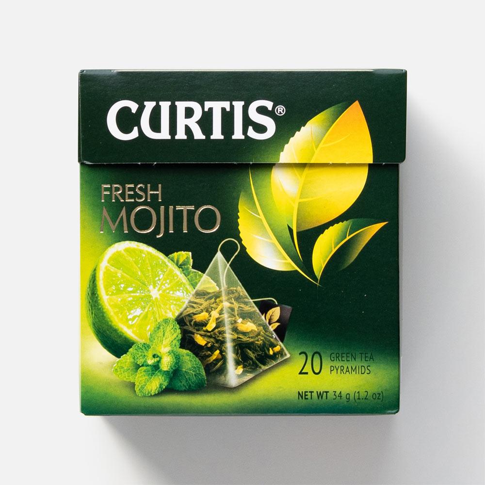 Чай Curtis Fresh Mojito зелёный ароматизированный 20 пирамидок - отзывы  покупателей на маркетплейсе Мегамаркет | Артикул: 100023256739