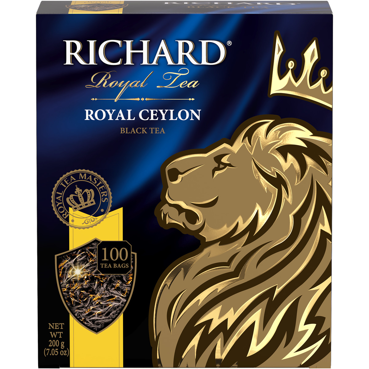 Купить чай Richard Royal Ceylon черный 100 пакетиков, цены на Мегамаркет | Артикул: 100023256899