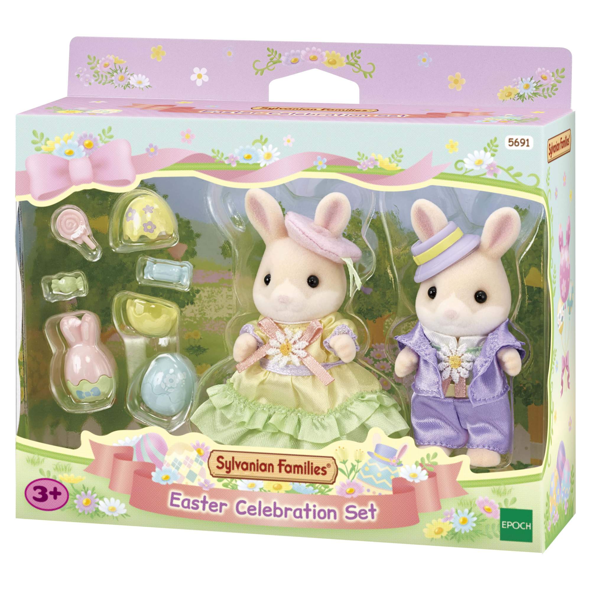 Купить игровой набор Sylvanian Families Праздничный пасхальный набор 5691,  цены на Мегамаркет