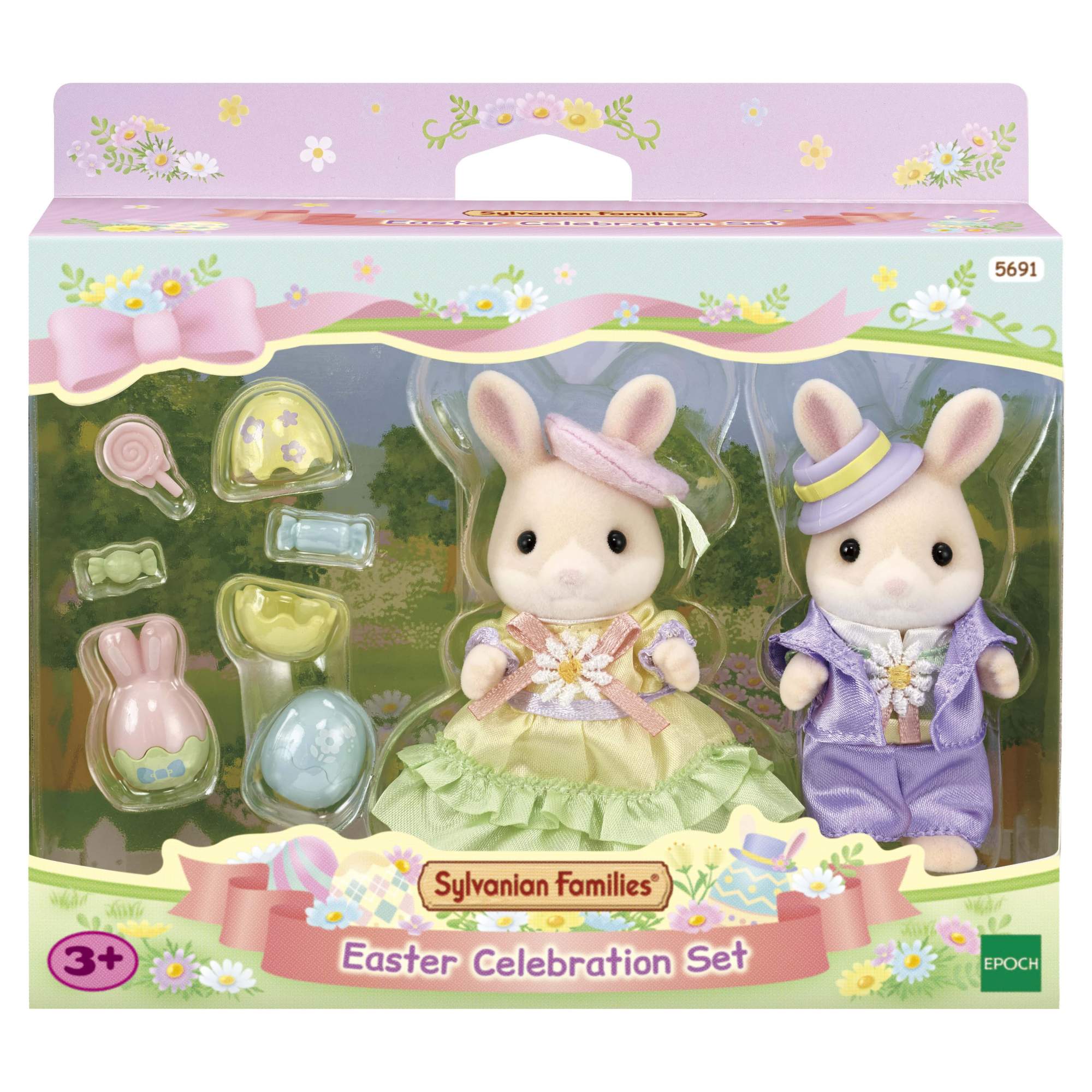 Купить игровой набор Sylvanian Families Праздничный пасхальный набор 5691,  цены на Мегамаркет