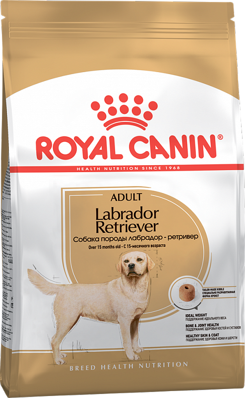 Сухой корм для собак ROYAL CANIN Adult Labrador Retriever, рис, птица, свинина, 12кг