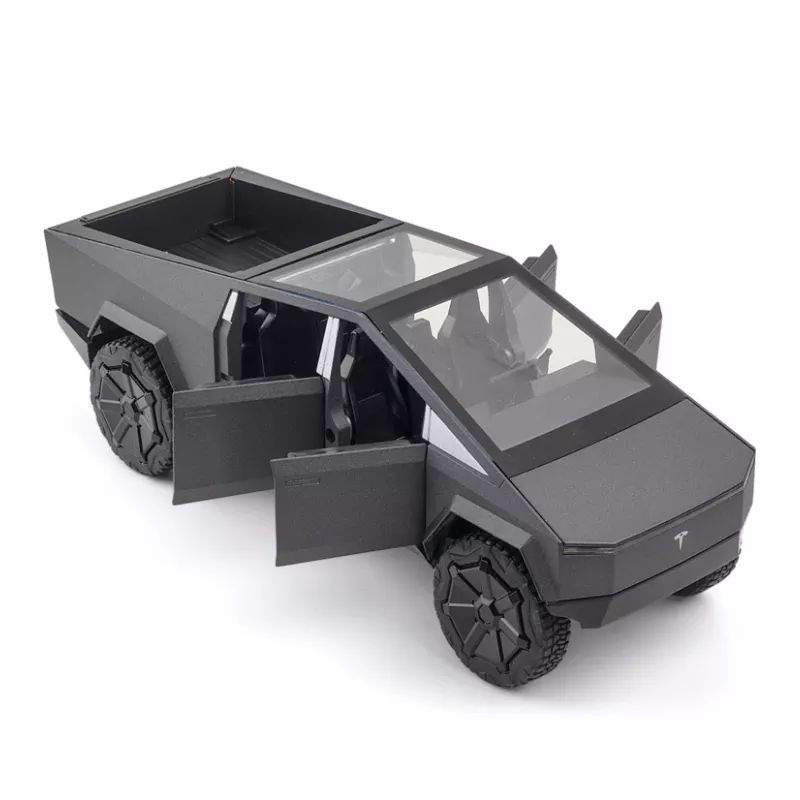 Металлическая коллекц. модель Xctoys Tesla Cybertruck Pickup свет/звук 24 см 1:24 серый – купить в Москве, цены в интернет-магазинах на Мегамаркет
