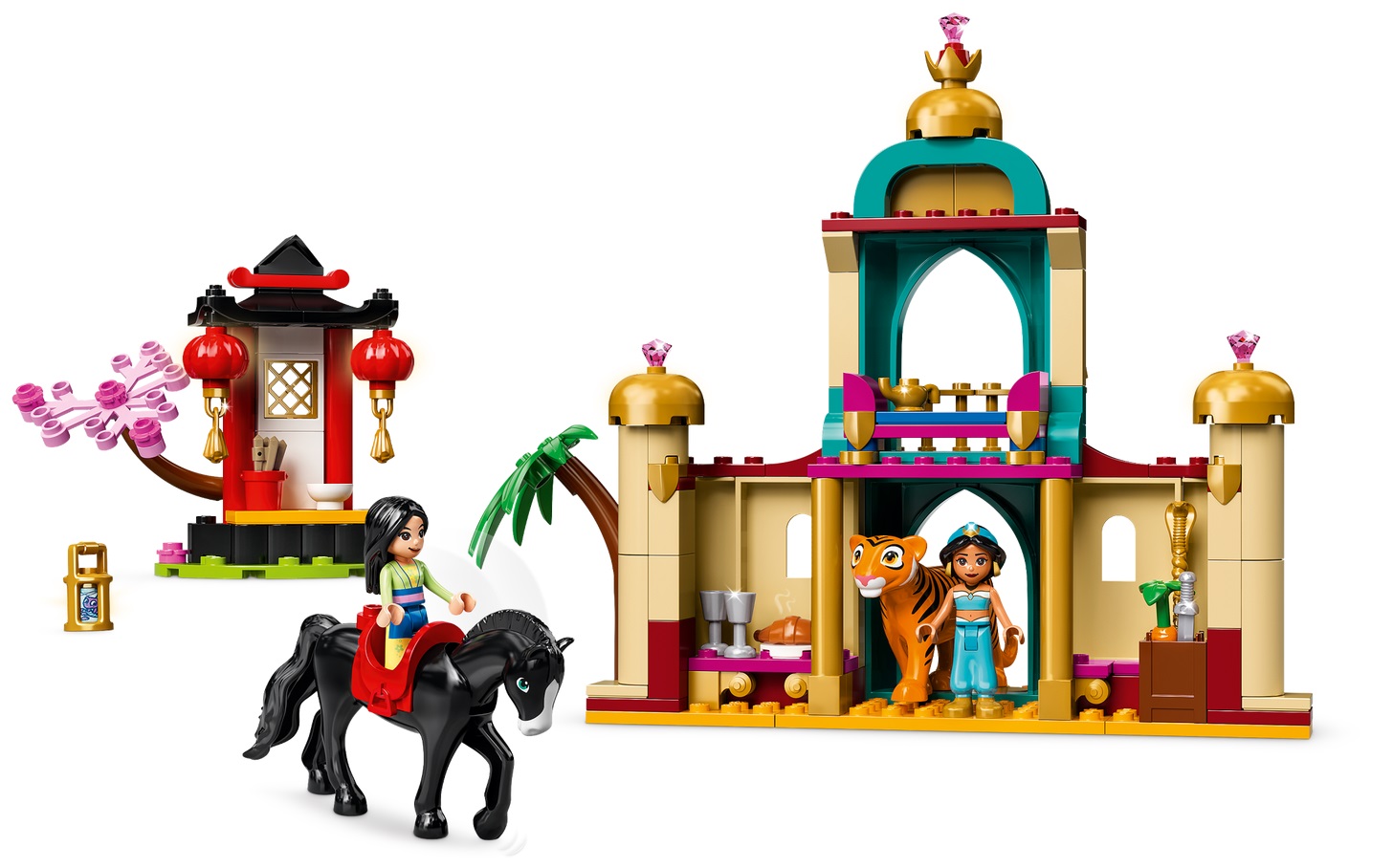 Купить lEGO Disney Princess Приключения Жасмин и Мулан 43208, цены на  Мегамаркет | Артикул: 100030452816