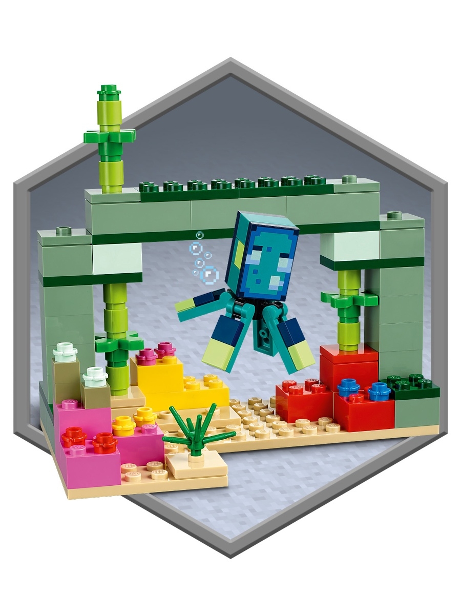 LEGO Minecraft Битва со стражем 21180
