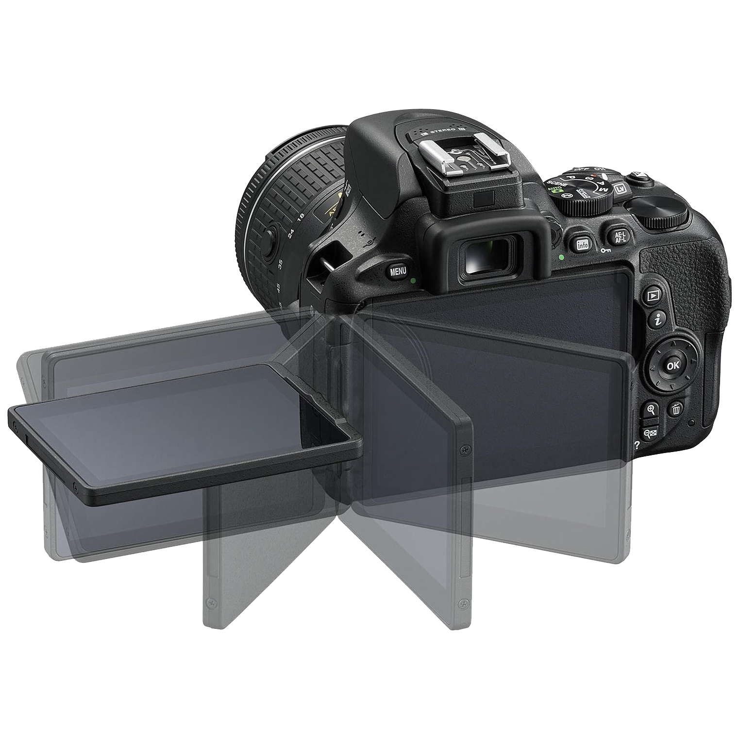 Фотоаппарат зеркальный Nikon D5600 18-55mm P VR Black