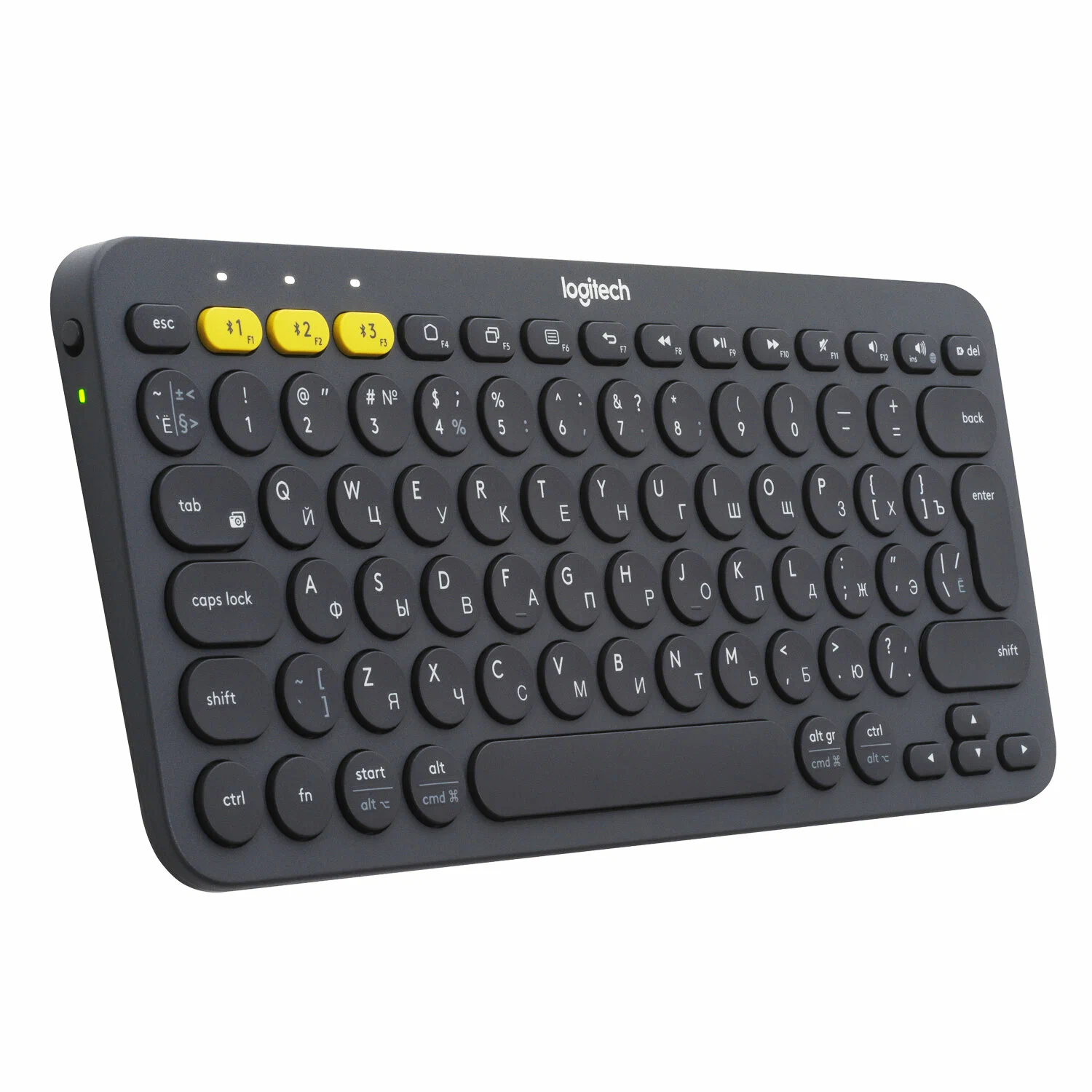 Беспроводная игровая клавиатура Logitech K380 Dark Gray (920-007584) серый - купить в Эльдорадо, цена на Мегамаркет