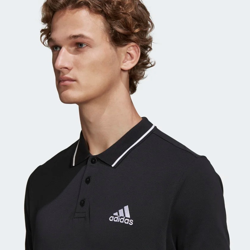 Футболка-поло мужская Adidas GK9027 черная M
