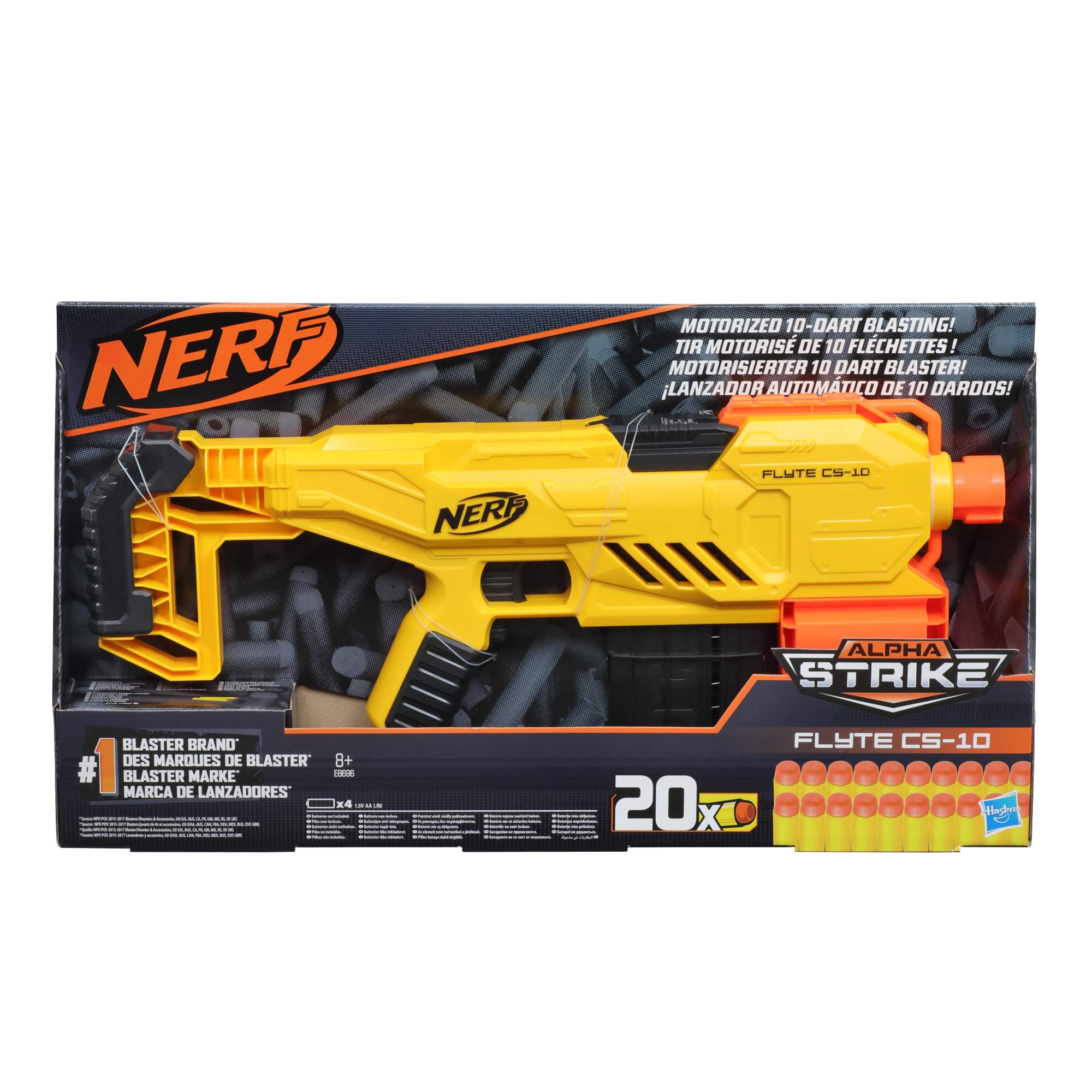 Бластер игрушечный Alpha Strike Flyte CS-10 Nerf - купить в О