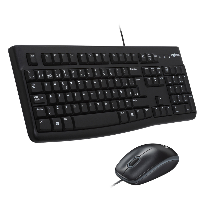 Комплект клавиатура и мышь Logitech MK120 (920-002561) - купить в Smile, цена на Мегамаркет