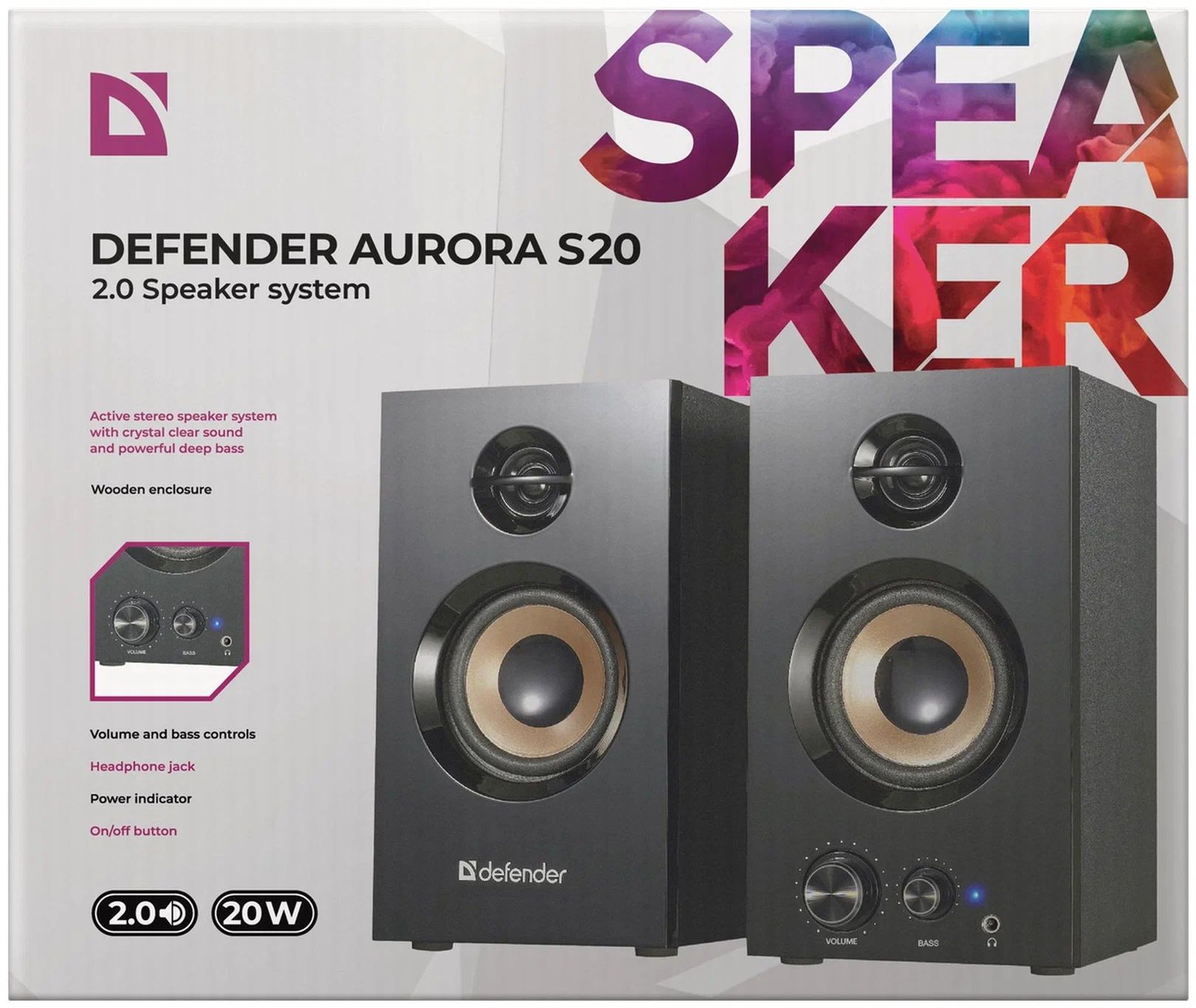 Колонки Defender Aurora S20 Купить