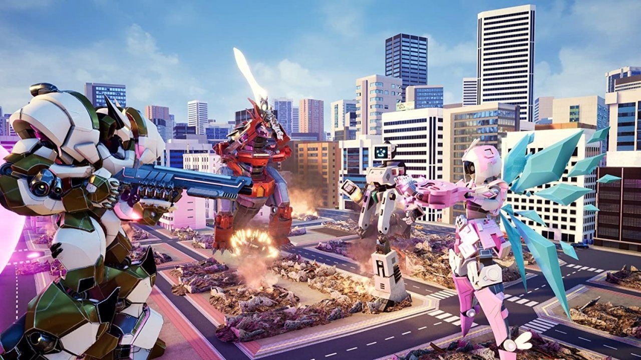 Игра Override: Mech City Brawl Super Charged Mega Edition (PS4) - купить в  Москве, цены в интернет-магазинах Мегамаркет