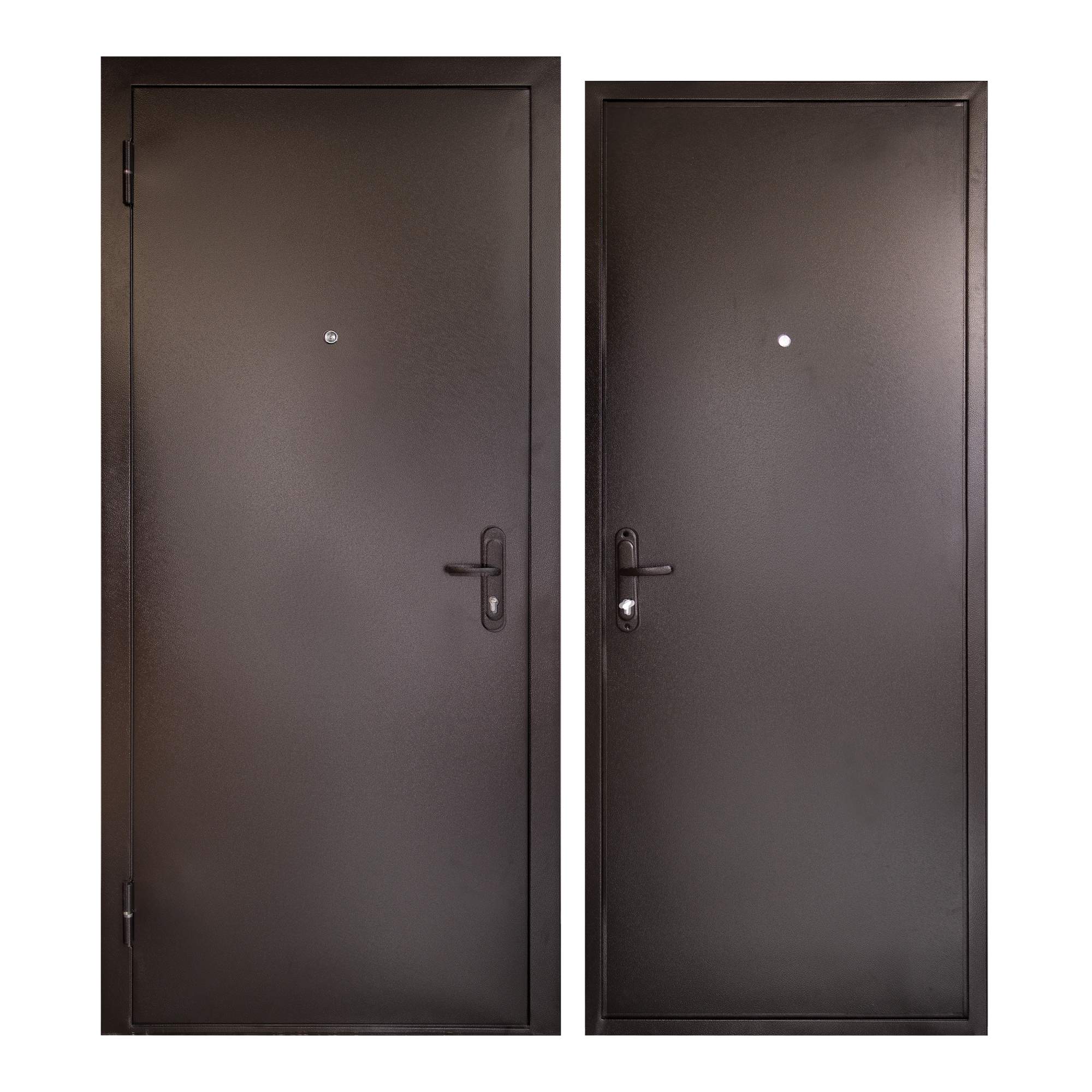 Дверь входная для квартиры Unicorn металлическая Terminal 960х2050, левая, коричневый купить в интернет-магазине, цены на Мегамаркет
