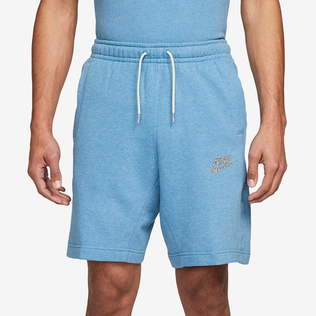 Спортивные шорты мужские Nike Nsw Revival Flc Short C DM5635-469 голубые XL - купить в Мегамаркет Москва Томилино, цена на Мегамаркет