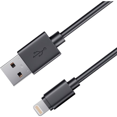 Кабель Gal 2711 USB A - Apple Lightning 8pin черный 1 м