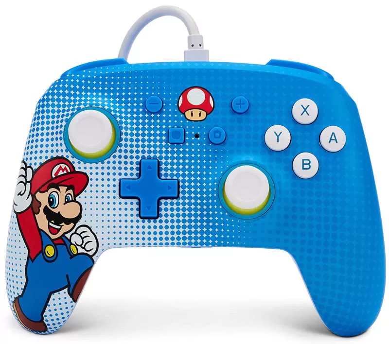 Super mario enhanced wired on sale controller