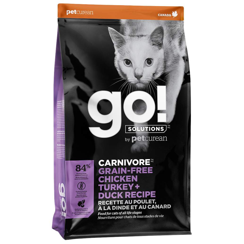 Сухой корм для кошек и котят GO! Carnivore GF, 4 вида мяса, 3,63кг - купить в XaVaX.RU, цена на Мегамаркет