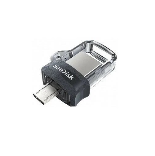 Флешка SanDisk Ultra Dual Drive, 32Gb, USB 3.0, micUSB, SDDD3-032G-G46, купить в Москве, цены в интернет-магазинах на Мегамаркет