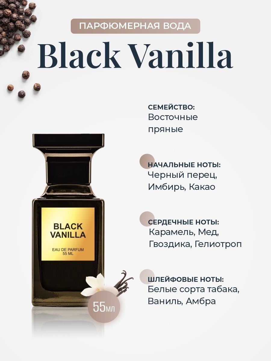 Купить парфюмерная вода DILIS Black Vanilla, 55 мл, цены на Мегамаркет |  Артикул: 600009919050