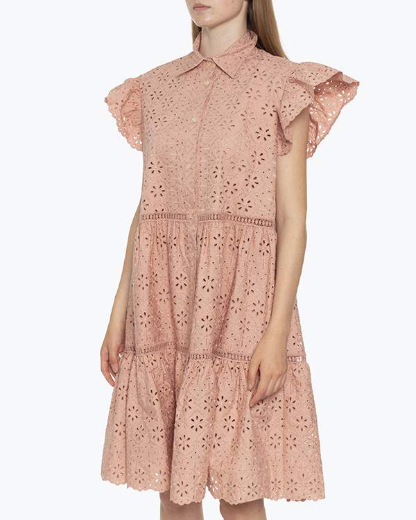 Платье женское P.A.R.O.S.H. CURCUMAD724184 розовое XS