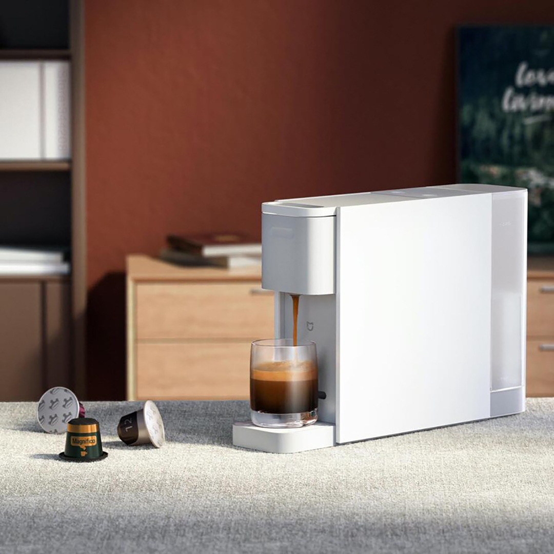 Кофемашина капсульного типа Xiaomi Mijia Capsule Coffee Machine White  (S1301), купить в Москве, цены в интернет-магазинах на Мегамаркет