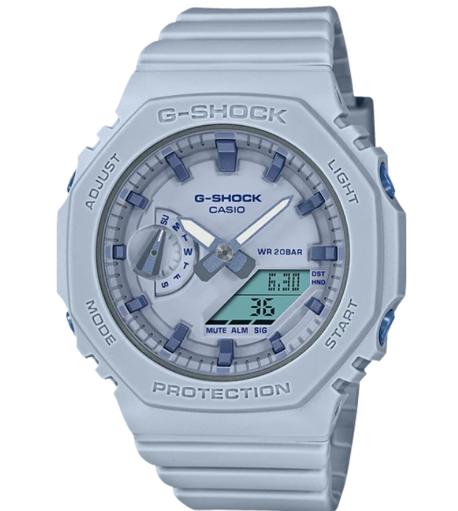 Наручные часы унисекс Casio G-SHOCK GMA-S2100BA-2A2 голубые - купить, цены на Мегамаркет