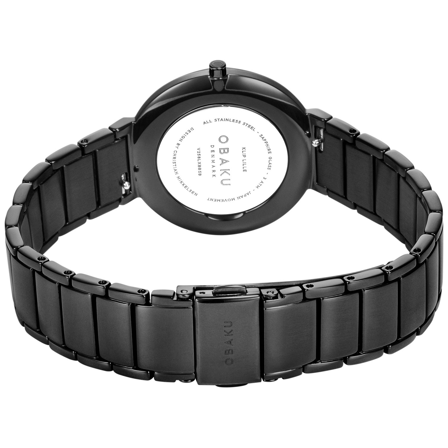 Наручные часы женские Obaku V258LXBBSB черные