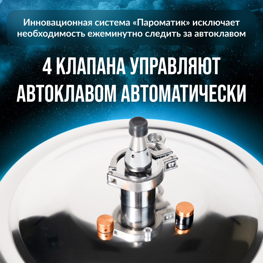 Автоклав Домашний Стандарт Пароматик 30 л - купить в Москве, цены на  Мегамаркет | 600014356050