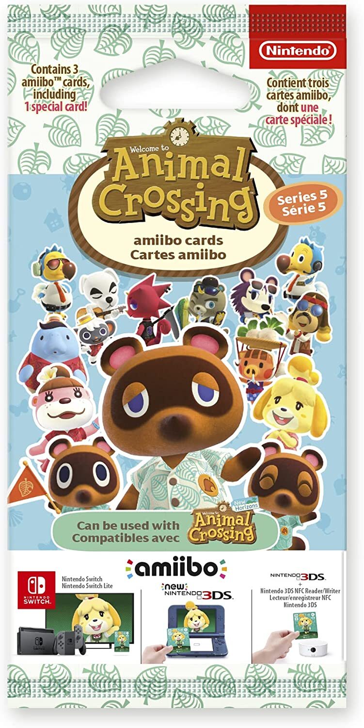 Купить карты персонажа Nintendo Amiibo (Animal Crossing) выпуск 5, цены на Мегамаркет | Артикул: 600013601000