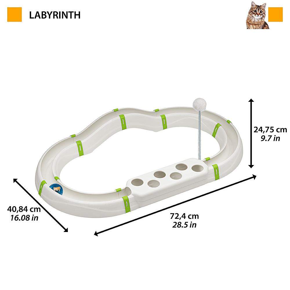 Интерактивная игрушка Ferplast Labyrinth для кошек, 72,4 x 40,8 x 24,7 см