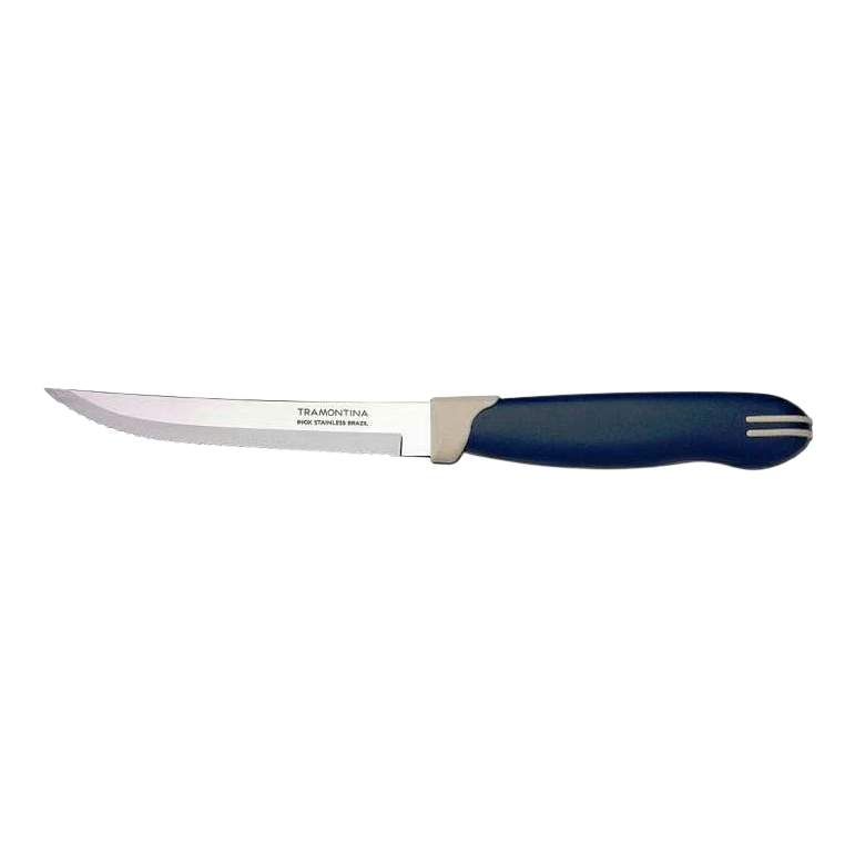Нож для стейка с зубчатым лезвием Tramontina Multicolor 125 мм - купить в Москве, цены на Мегамаркет | 100039650996