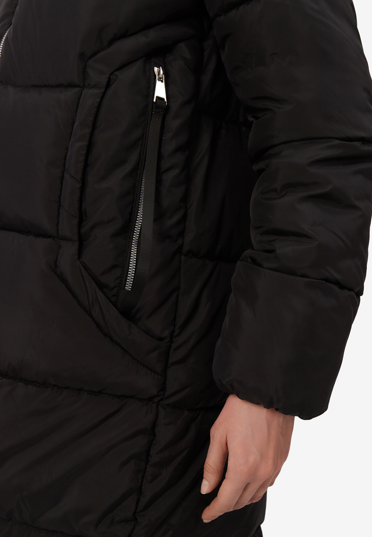 Куртка женская Modis M212W00908 черная XS
