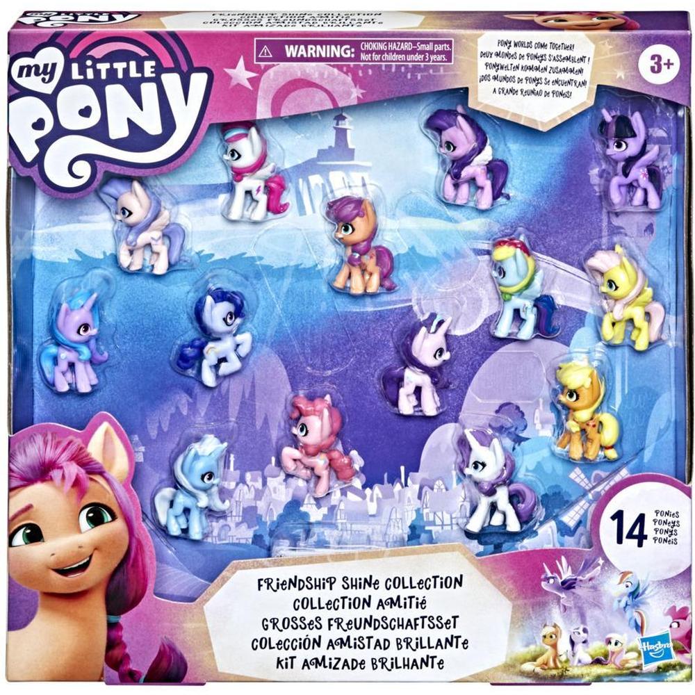 Игровой набор My little Pony Hasbro Пони Фильм Коллекция мини-фигурок 14  шт. F20265L0 – купить в Москве, цены в интернет-магазинах на Мегамаркет