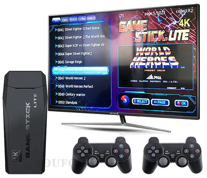 Как подключить приставку гейм стик Игровая приставка Game Stick 4K 8/16bit - купить в QMarket, цена на Мегамаркет