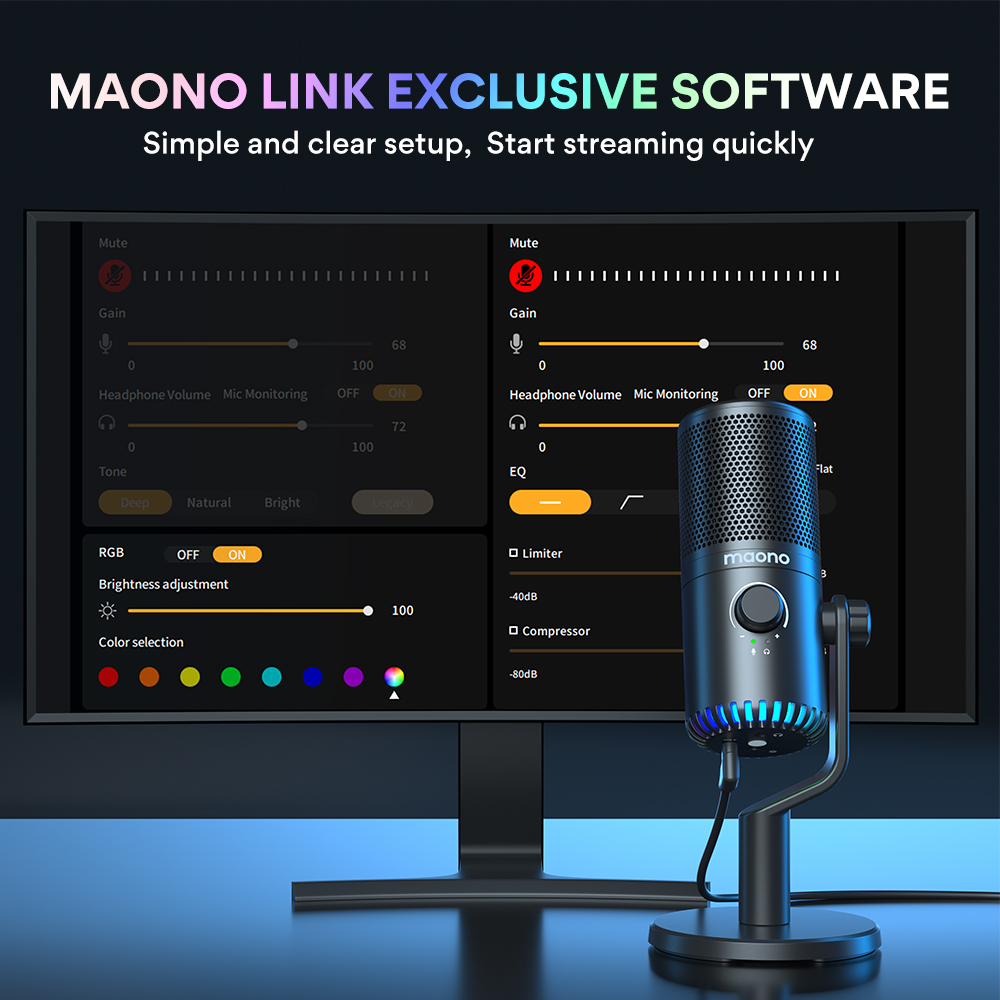 maono AME2 Portable Live Streaming and Podcast Console для компьютера и смартфон