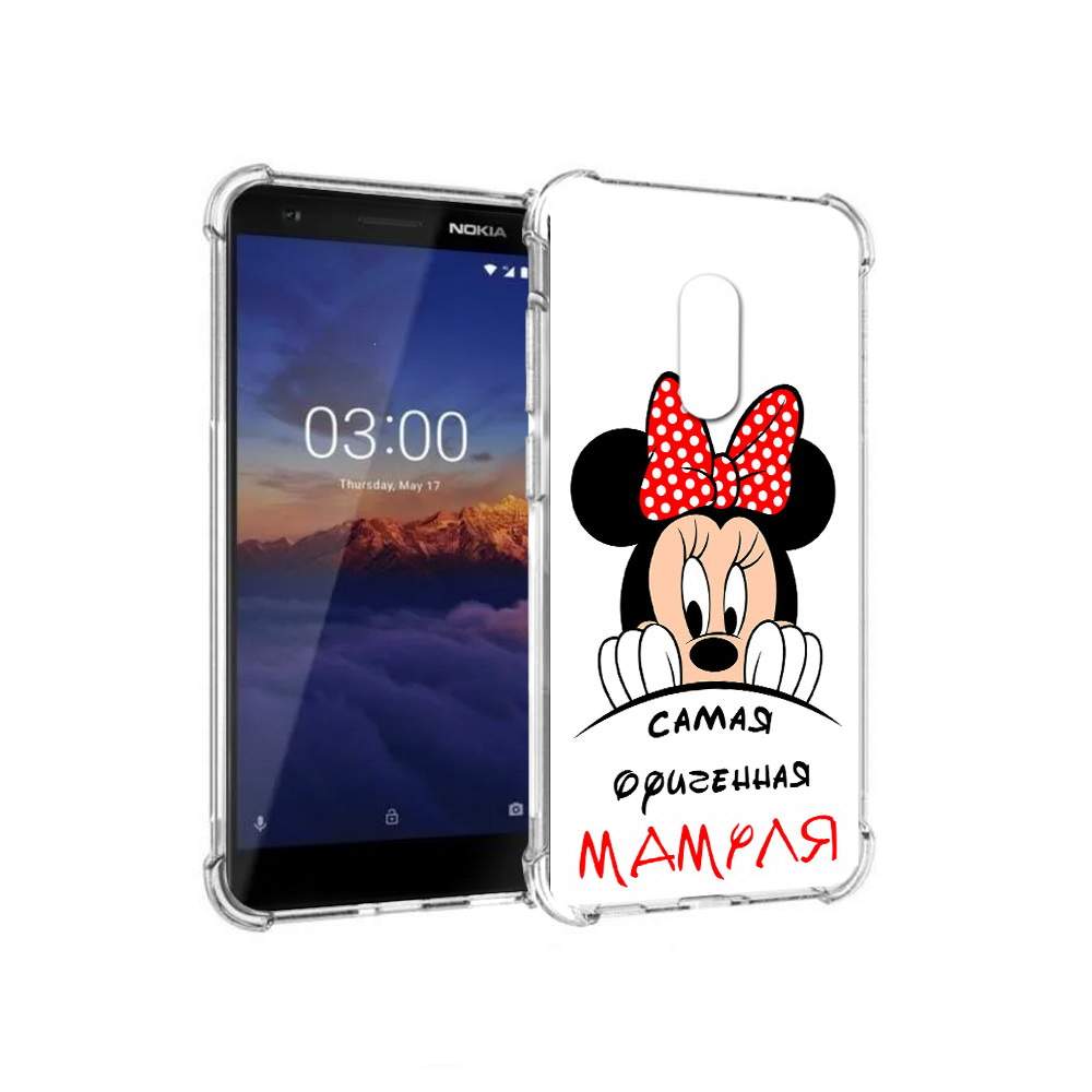 Чехол MyPads Tocco для Nokia 3.1 Самая лучшая мамуля Мини Маус  (PT114125.119.152), купить в Москве, цены в интернет-магазинах на Мегамаркет