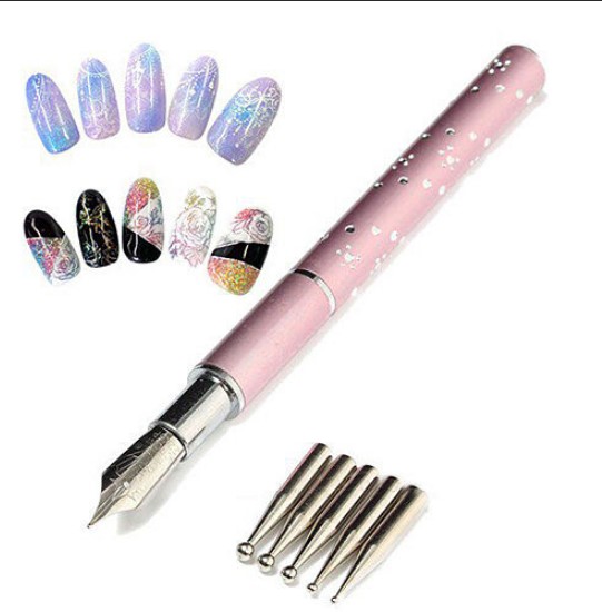 Кисть перо и набор дотсов для дизайна ногтей - купить в Barber Jovan, цена на Ме