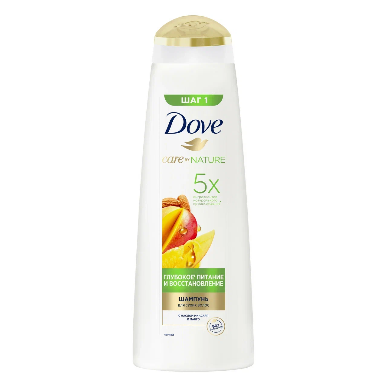 <b>Шампунь</b> Dove Care By Natute Глубокое питание и восстановление для сухих вол...