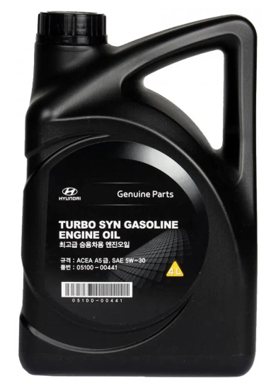 Моторное масло KIA Turbo SYN Gasoline Engine Oil 5W30 4л - купить в Exist, цена на Мегамаркет
