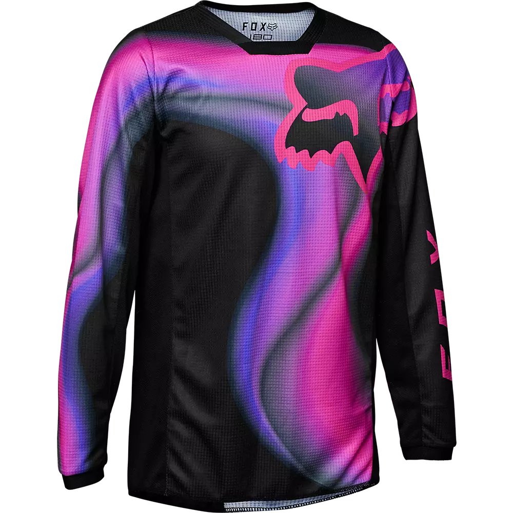 Мотоджерси подростковая Fox 180 Toxsyk Youth Girls Jersey Black/Pink YS - купить в Веломир, цена на Мегамаркет