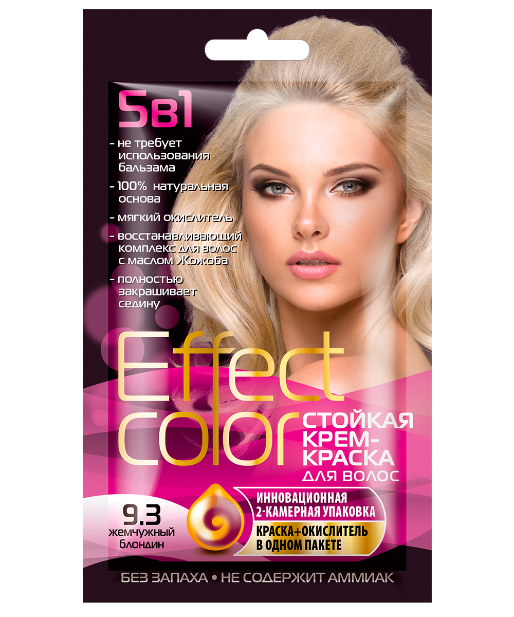 10.3 отзывы. Стойкая крем-краска для волос Effect Color тон жемчужный блондин, 50 мл. Краска для волос Effect Color 5 в 1. Жемчужный блондин краска 9.3. Жемчужный блондин 9.3 Effect Color.