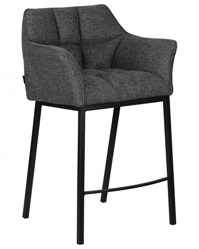 Полубарный стул DOBRIN LUCAS COUNTER 1 шт серая ткань - купить в Москве, цены на Мегамаркет | 600017322486