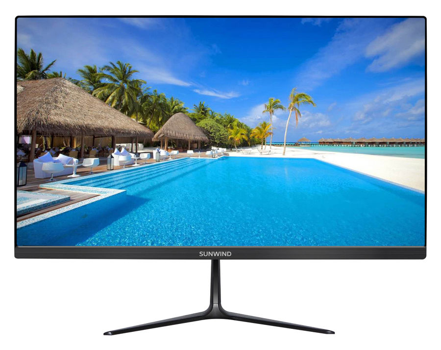 21.5" Монитор Sunwind SUN-M22BA102 Black 75Hz 1920x1080 VA, купить в Москве, цены в интернет-магазинах на Мегамаркет