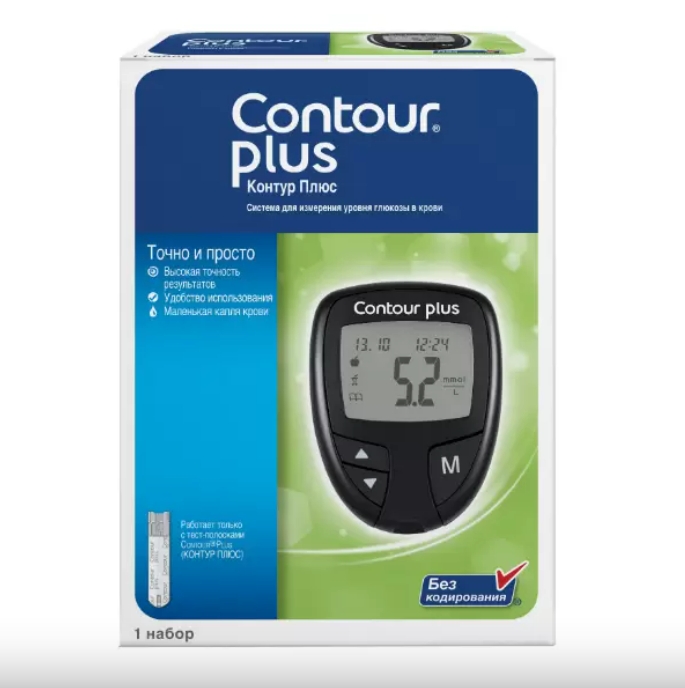 Глюкометр Contour Plus - купить в интернет-магазинах, цены на Мегамаркет | глюкометры и тест-полоски для глюкометров 841