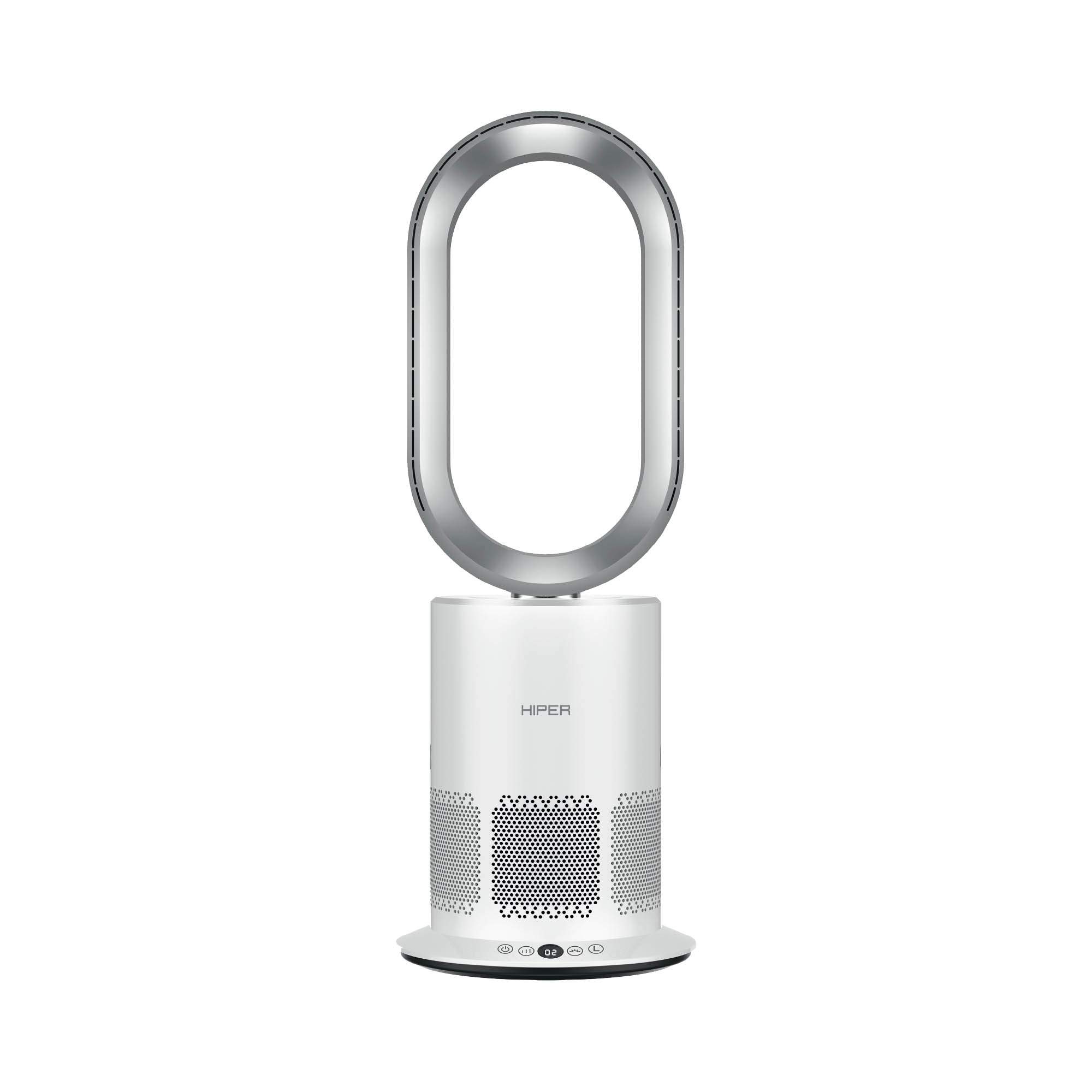 Воздухоочиститель HIPER IoT Purifier SX01 White, Silver, купить в Москве, цены в интернет-магазинах на Мегамаркет