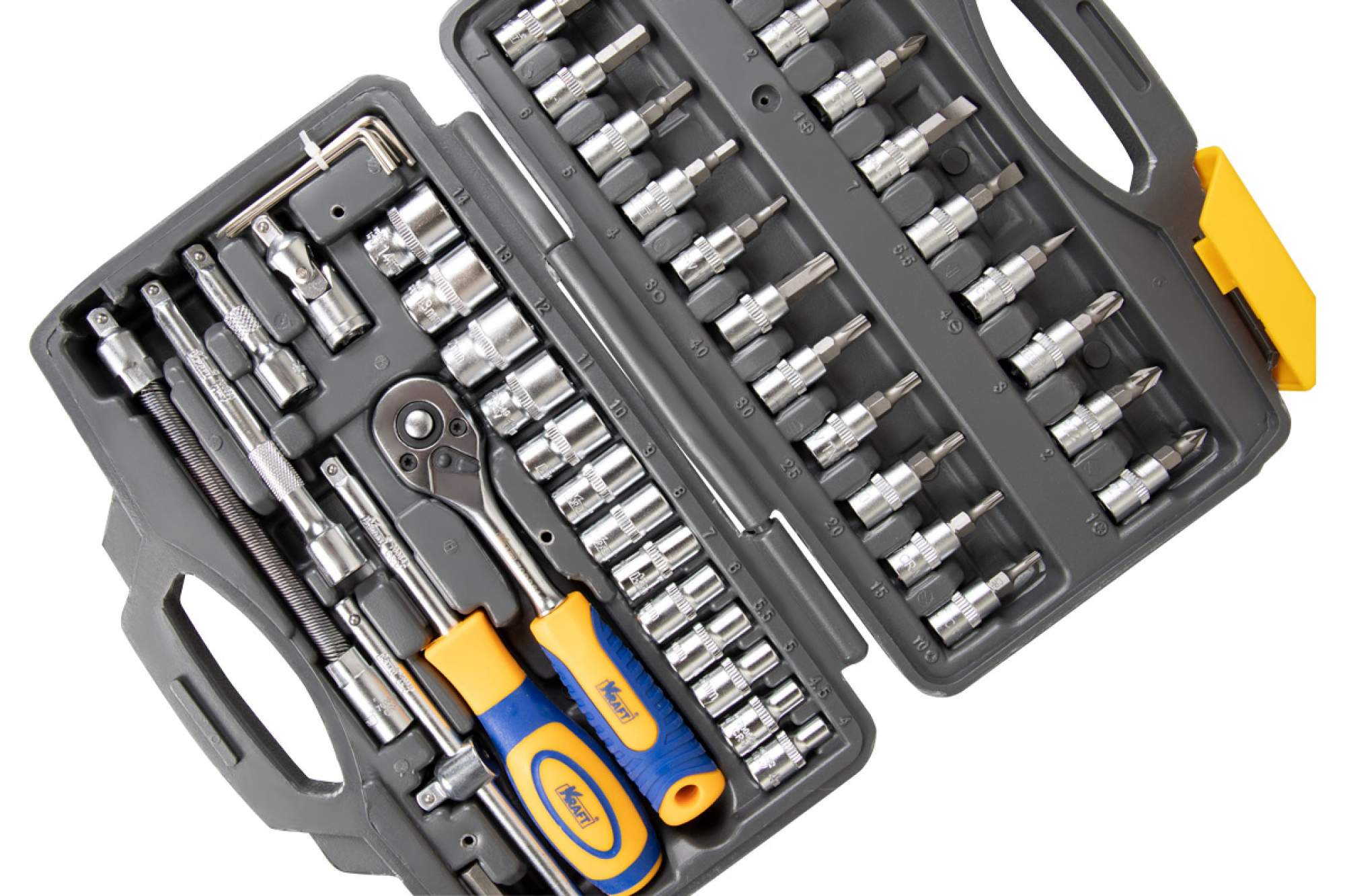набор автомобильных инструментов kraft kt 700618. набор инструментов thorvik  с 6 гранными головками. набор инструментов джонсвей 46 предметов. набор инструментов феррари. набор инструментов maxpiler (46 предметов, 1/2" и 1/4", crv).
