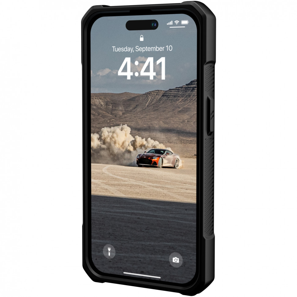 Чехол UAG Monarch Series для iPhone 14 Pro, Черный (Black) (114034114040),  купить в Москве, цены в интернет-магазинах на Мегамаркет