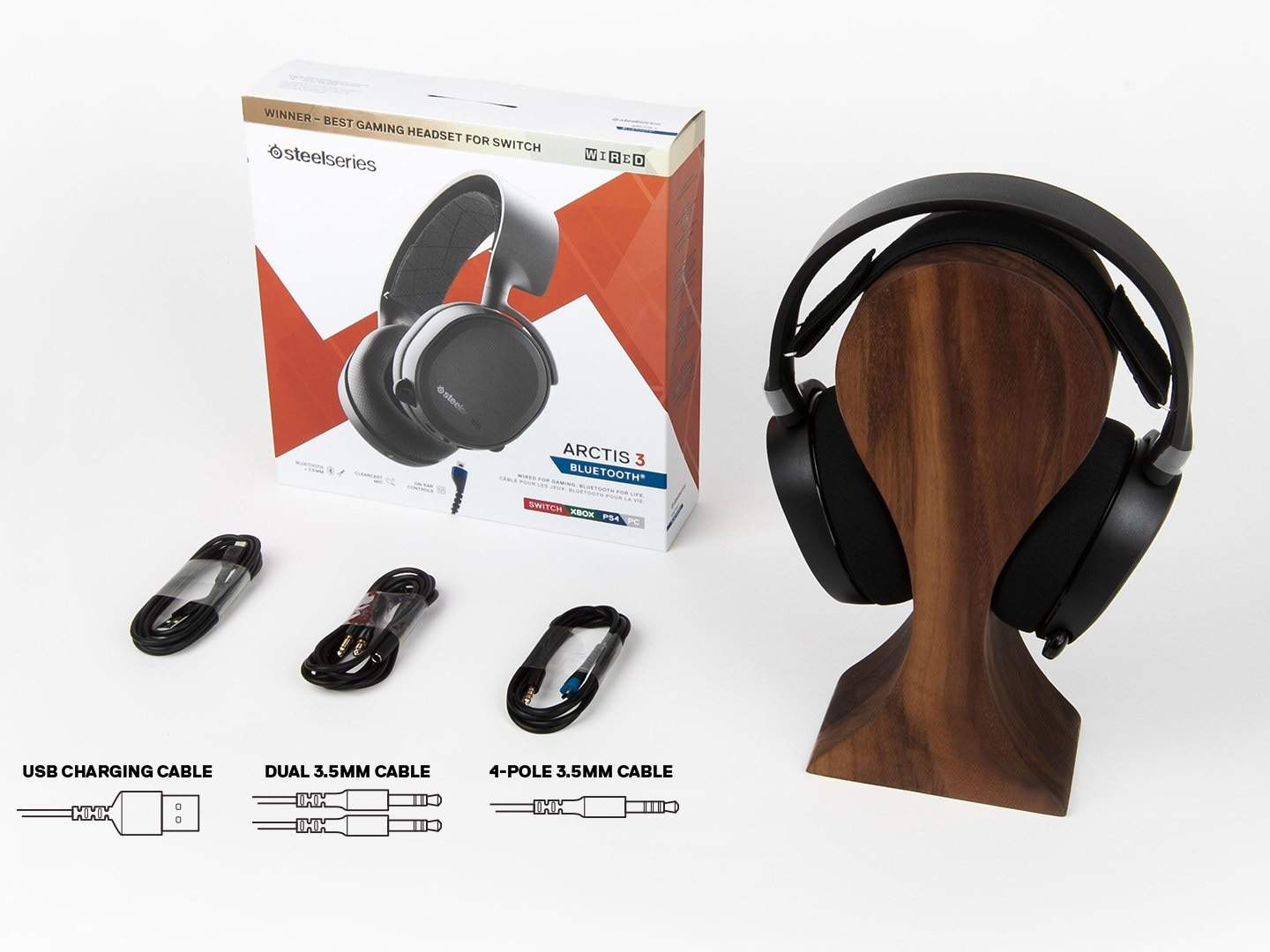 SteelSeries Arctis 3 Bluetooth 2019 Edition Black