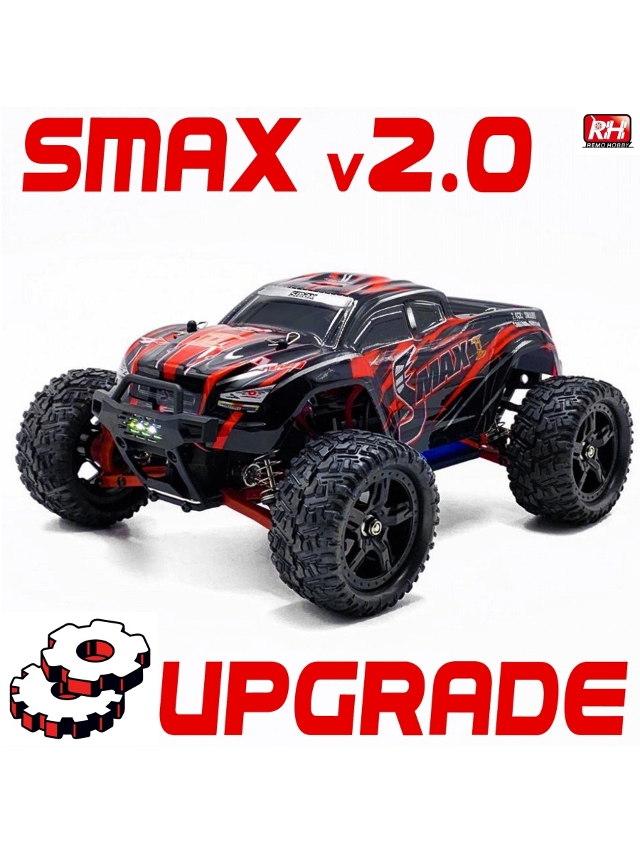 Купить машина на радиоуправлении Remo Hobby SMAX UPGRADE 4WD масштаб 1:16  RTR - RH1631UPG, цены на Мегамаркет