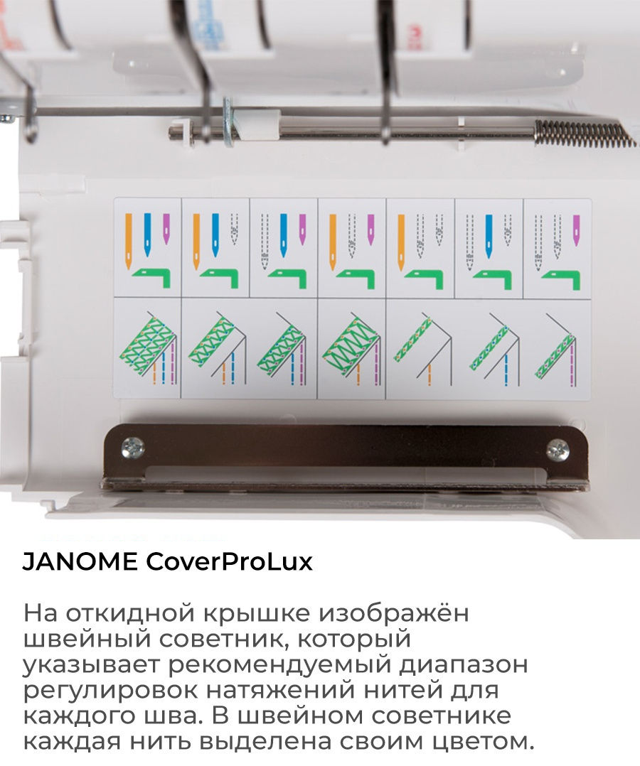 Распошивальная машина Janome CoverPro LUX, купить в Москве, цены в  интернет-магазинах на Мегамаркет